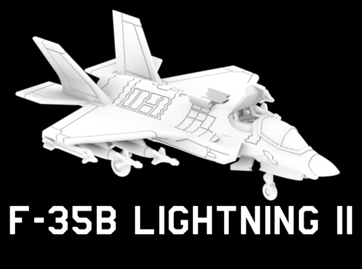 F-35B Lightning II (Loaded, Vertical) 3d printed