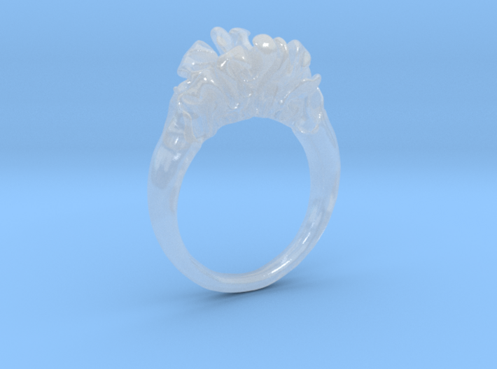 Differential Growth Ring size 58 3d printed