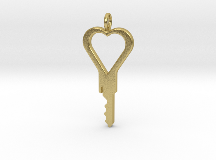 Long Heart - Precut for Kink3D Locksets 3d printed