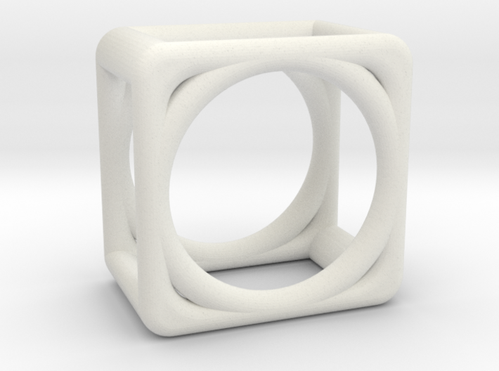 Simply Shapes Rings Cube 3d printed