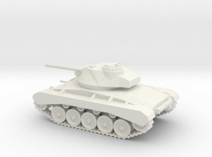 1/87 Scale M24 Chaffee Tank 3d printed
