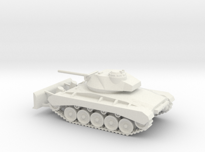 1/72 Scale M24 Chaffee Tank Dozer 3d printed