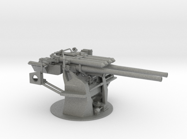 1/48 IJN 12.7 cm/40 (5") Type 89 Naval Gun 3d printed 