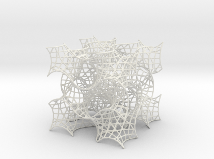 Gyroid Mesh-1.5 cells on a side 3d printed