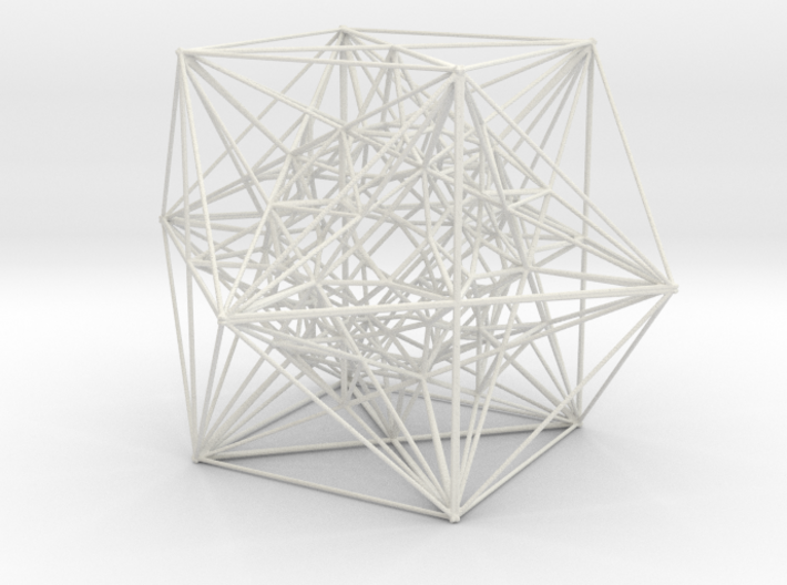 Inversion of Cuboctahedra, 4.1&quot; 3d printed
