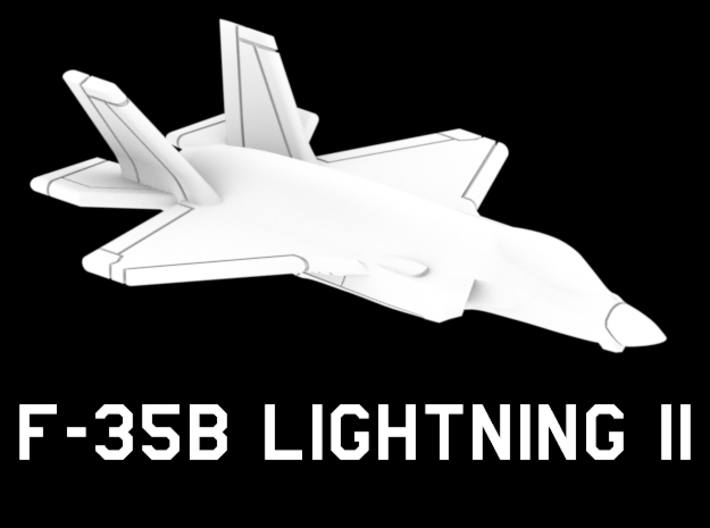 1:400 Scale F-35A (Clean, Gear Up) 3d printed