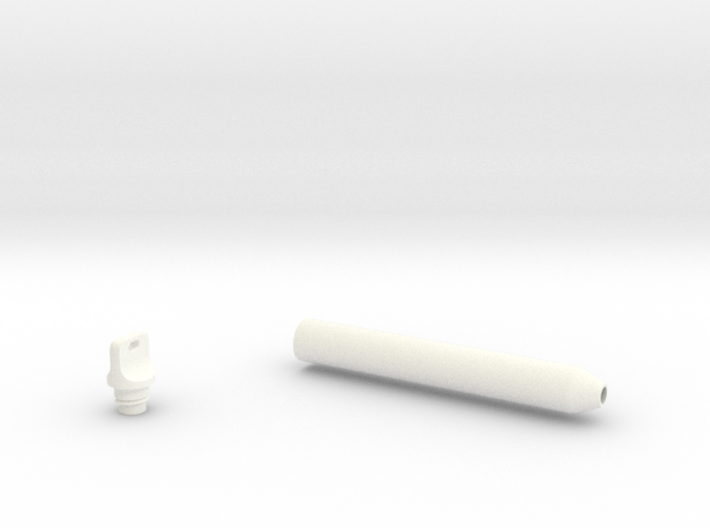 Smooth Marker Pen Grip - medium without button 3d printed
