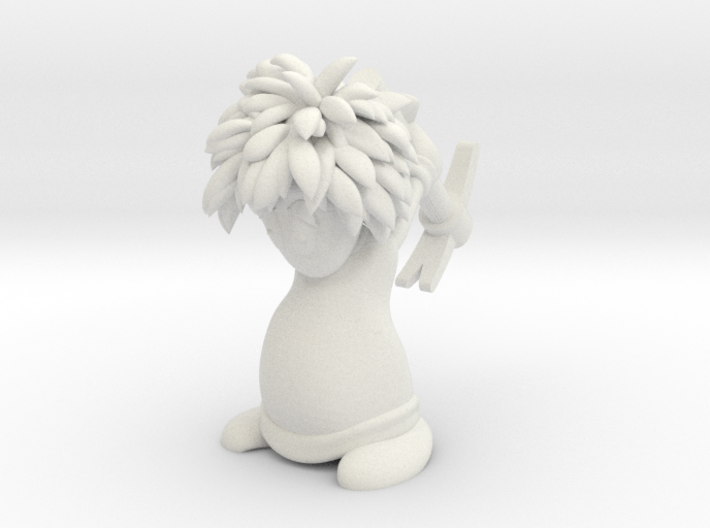 Lemming Miner (Small and White) 3d printed 