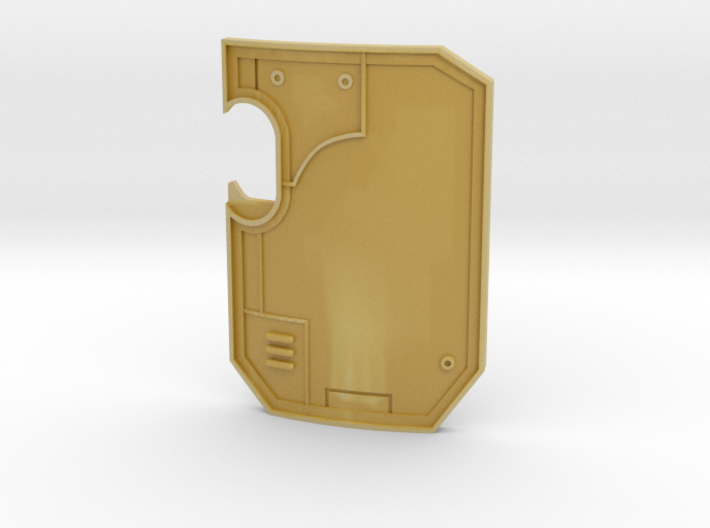 Blank Left-Handed : Terminator Wall Shields 3d printed 
