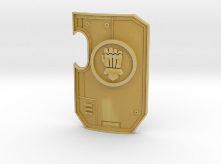 Clenched Fist - Marine Boarding Shields 3d printed 