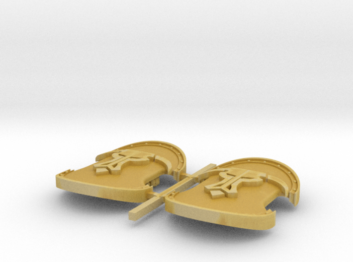 Greek Bull - Trojan Power Shields (L&R) 3d printed 