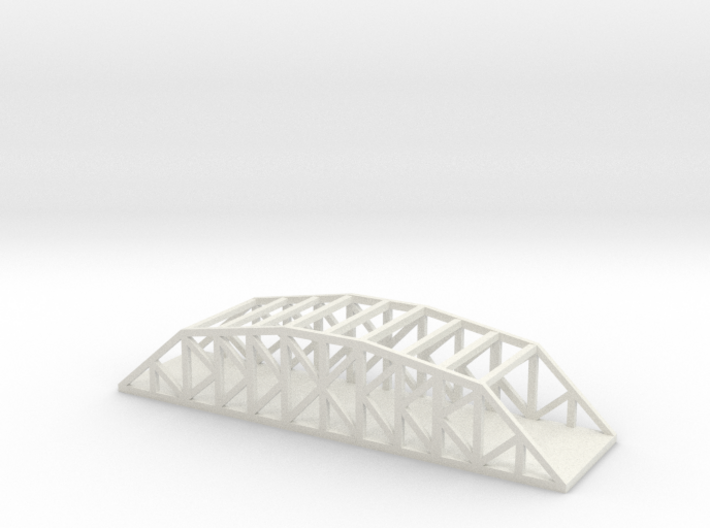 1/700 Scale K Truss Bridge 3d printed
