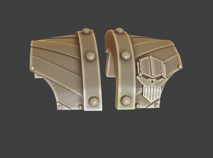 IW Cataphract Shoulderpads x20 3d printed