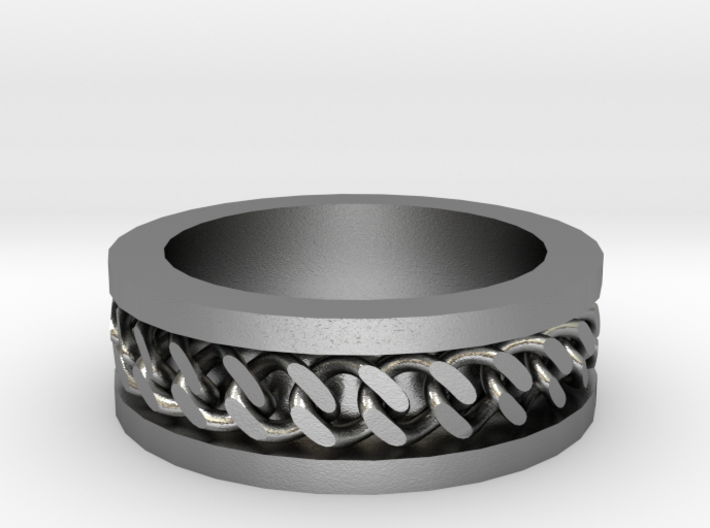 Flat Chain Ring 3d printed