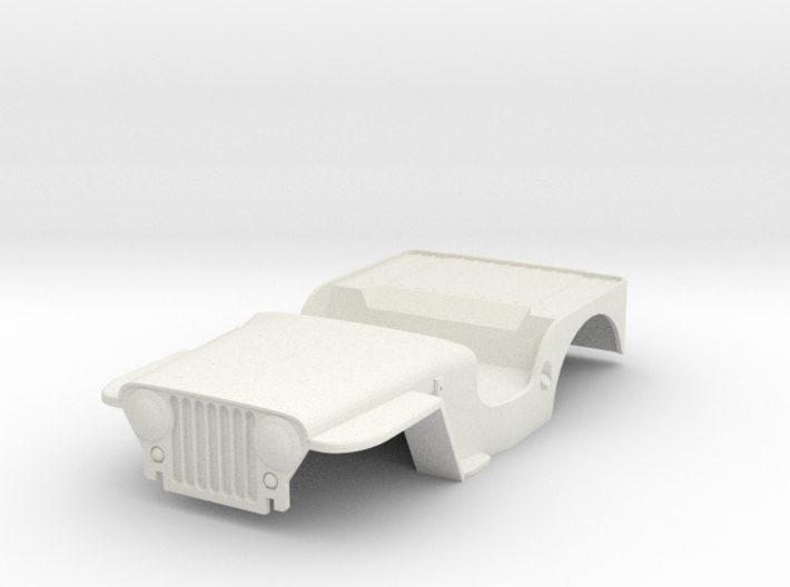 Axial SCX24 Willys Jeep Body 3d printed