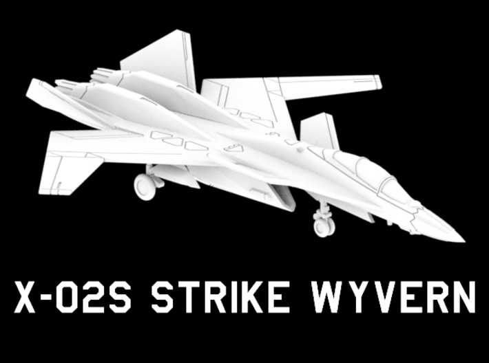 X-02S Strike Wyvern (Clean) 3d printed