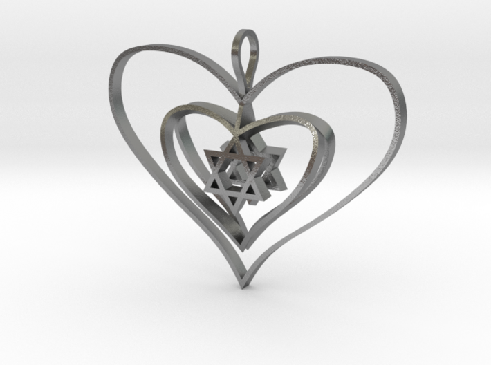 Alba's Heart A-Double-Domed 3d printed