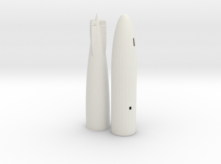 Zeppelin L71 Rebuilt and L72 1:350 scale Hull  3d printed 