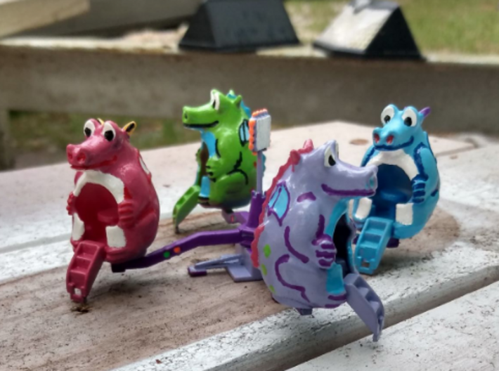 DIZZY DRAGON - Full Kit 3d printed Finished product. NOTE: Ride does not come colored