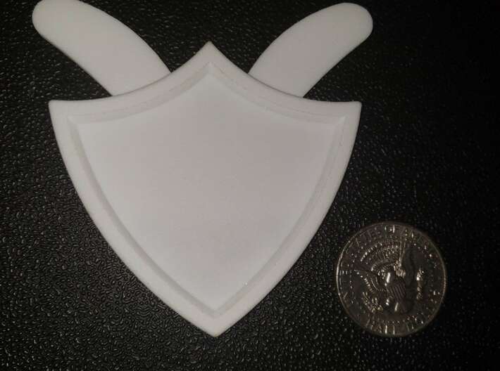 Bunny69 badge hat pin plate 3d printed 