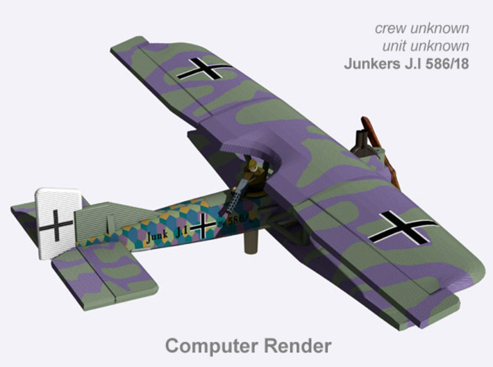 Junkers J.I 586/18 (full color) 3d printed 