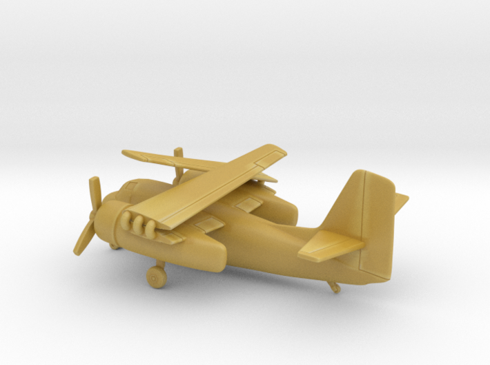 Grumman C-1 Trader (folded wings) 3d printed