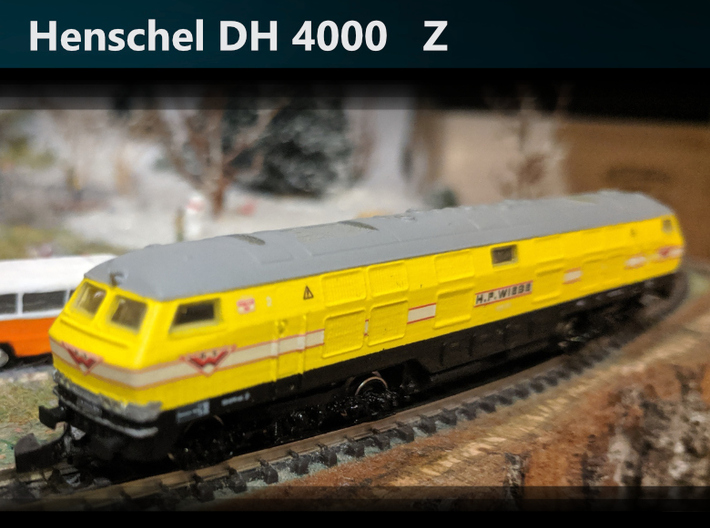 Henschel DH 4000 (V320 DB Z) [body] 3d printed Finished model by neumann_1973