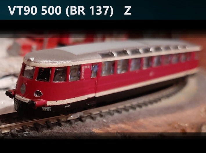 VT 90 500 / BR 137 Z [body] 3d printed Finished model by Bastelralle