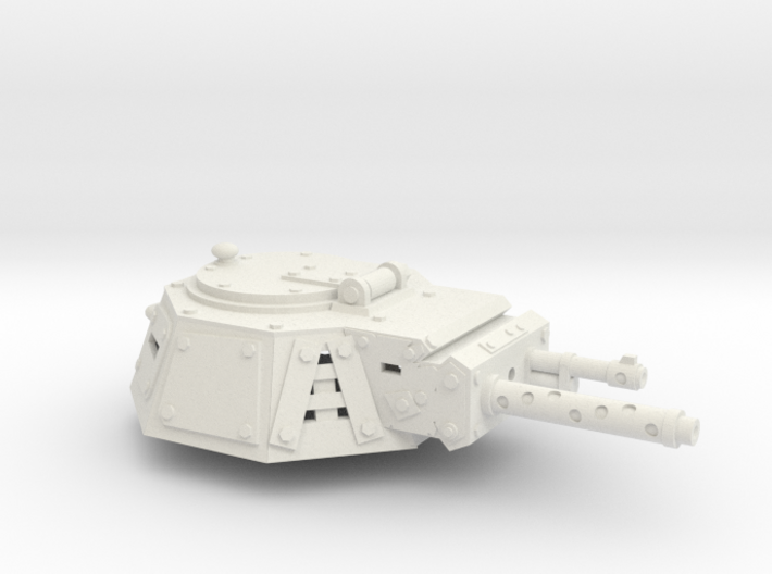 28mm Kimera looted armour turret 1 3d printed