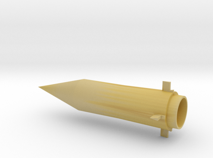 1/110 Redstone Missile Warhead (Early) 3d printed