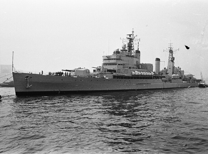 Nameplate HMS Tiger 3d printed Tiger-class light cruiser HMS Tiger.