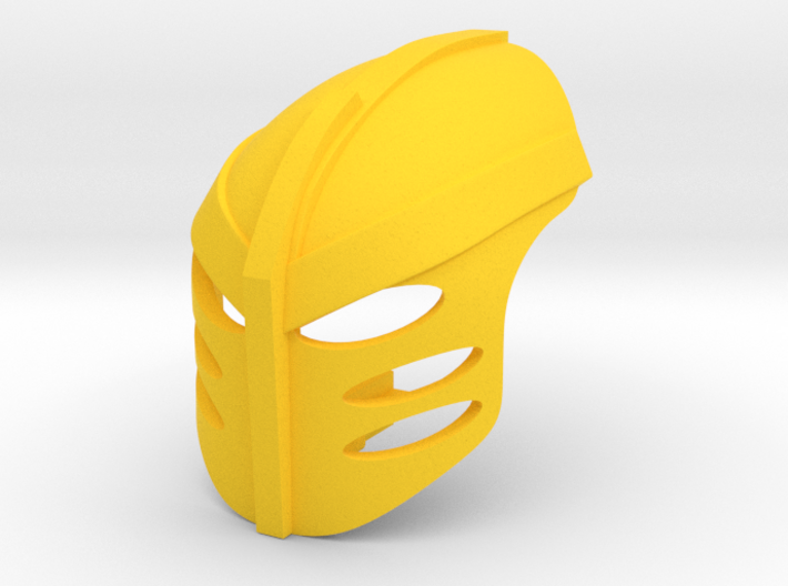 Kanohi Arai (V3), Mask of Neutrality 3d printed