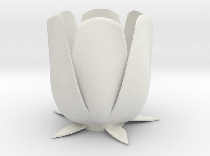 Tulip candle holder 3d printed 