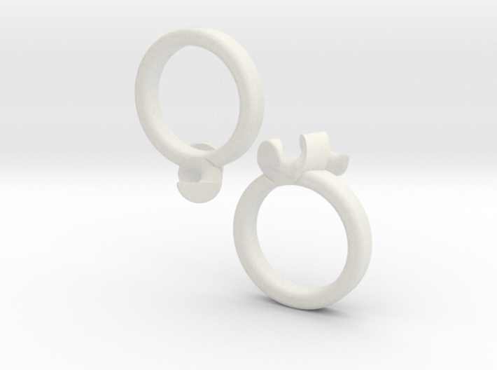 united-puzzle-ring 3d printed 