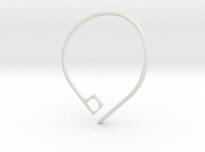 Pod à porter - neckband for iPod shuffle 3d printed 