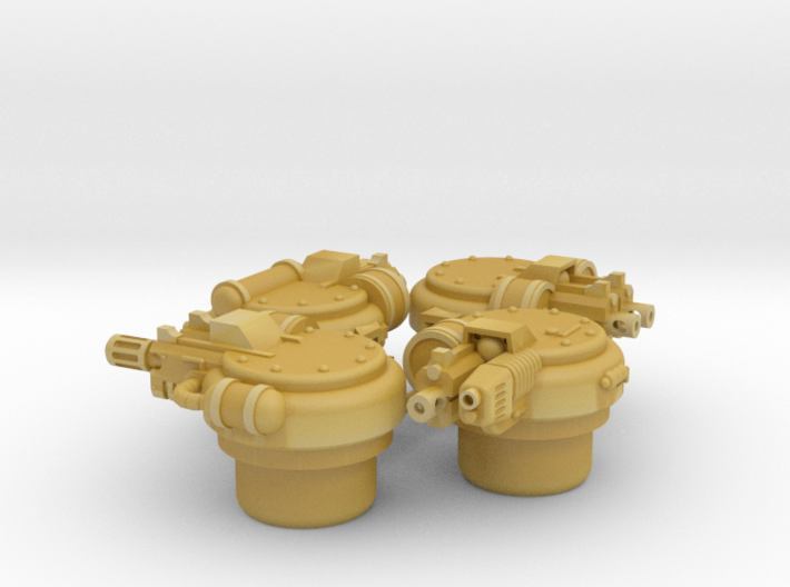 4 Piece Combo - R1 Hatch Turrets 3d printed 