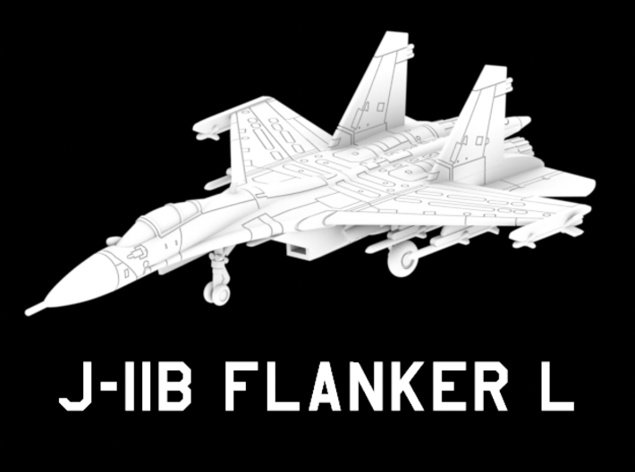 J-11B Flanker L (Loaded) 3d printed