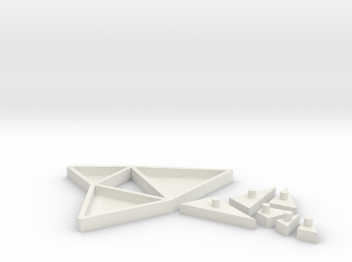 The Triangles of Pythagoras Puzzle 3d printed 
