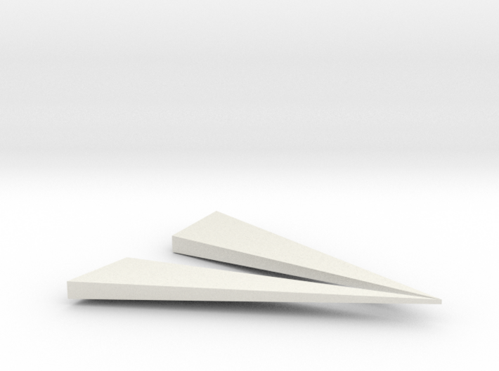 Paper Airplane Pendant 3d printed 