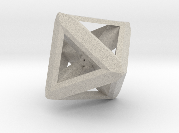 D8 dice with triangle faces 3d printed