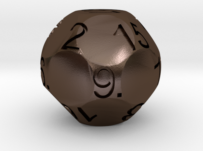 D17 Sphere Dice 3d printed 