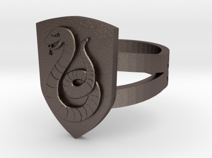 Slytherin Ring Size 8 3d printed 