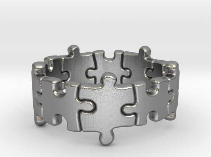 Puzzle Ring 01 size 5 3d printed 