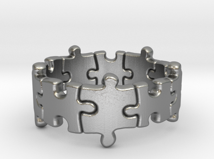 Puzzle Ring 01 size 10 3d printed 