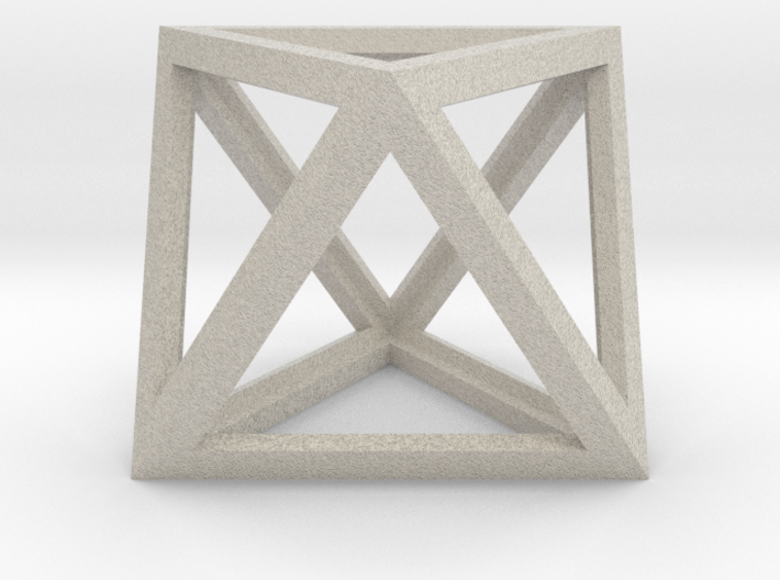 Octahedron 3d printed