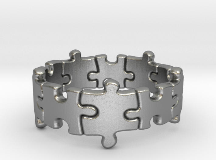 Puzzle Ring 01 size 12 3d printed 