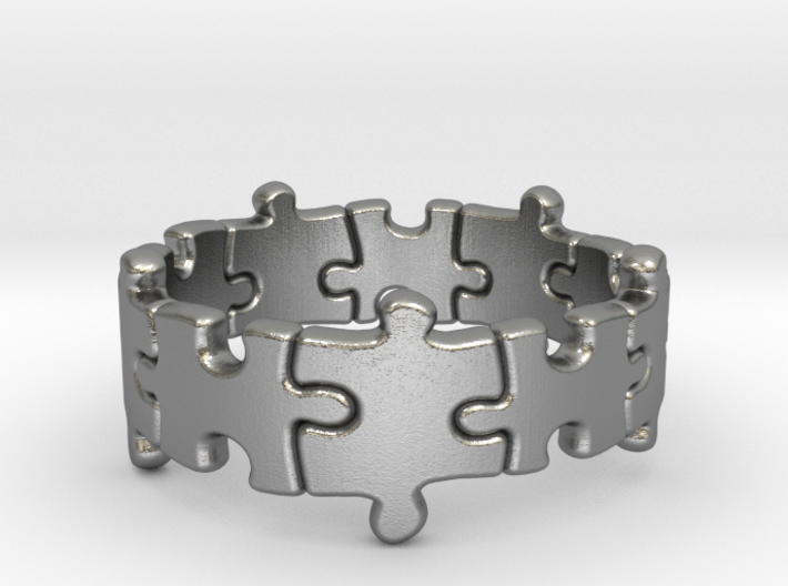 Puzzle Ring 01 size 13 3d printed 