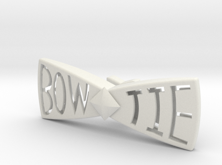 Spinning bow tie 3d printed 