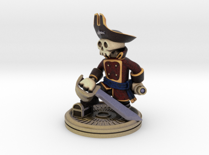 Captain Skully 3d printed 