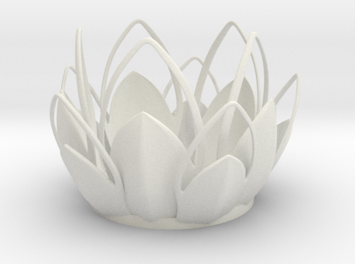 Tea-light - Flower 3d printed 